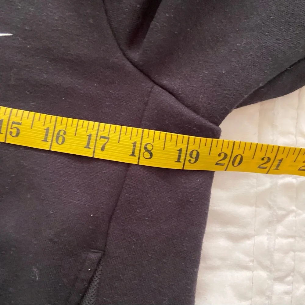 Nike Dri-Fit Hoodie Women’s SmallBlack with  White Spellout Down arm
